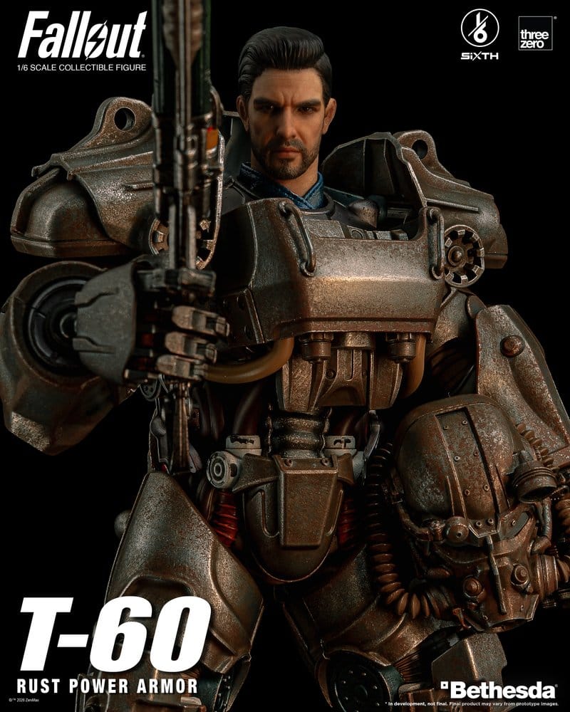 Fallout figurine 1/6 T-60 Rust Power Armor