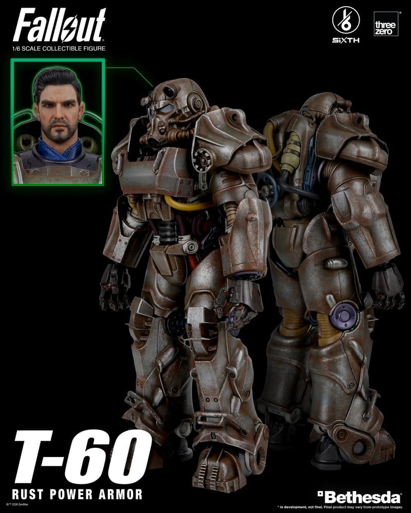 Fallout figurine 1/6 T-60 Rust Power Armor