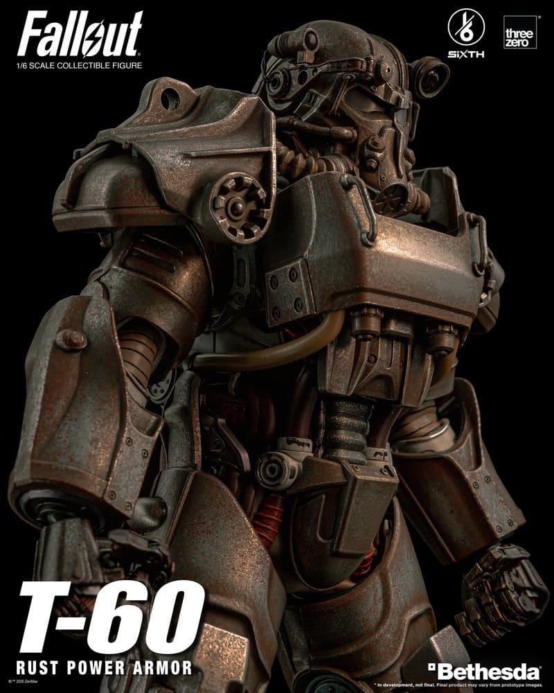 Fallout figurine 1/6 T-60 Rust Power Armor