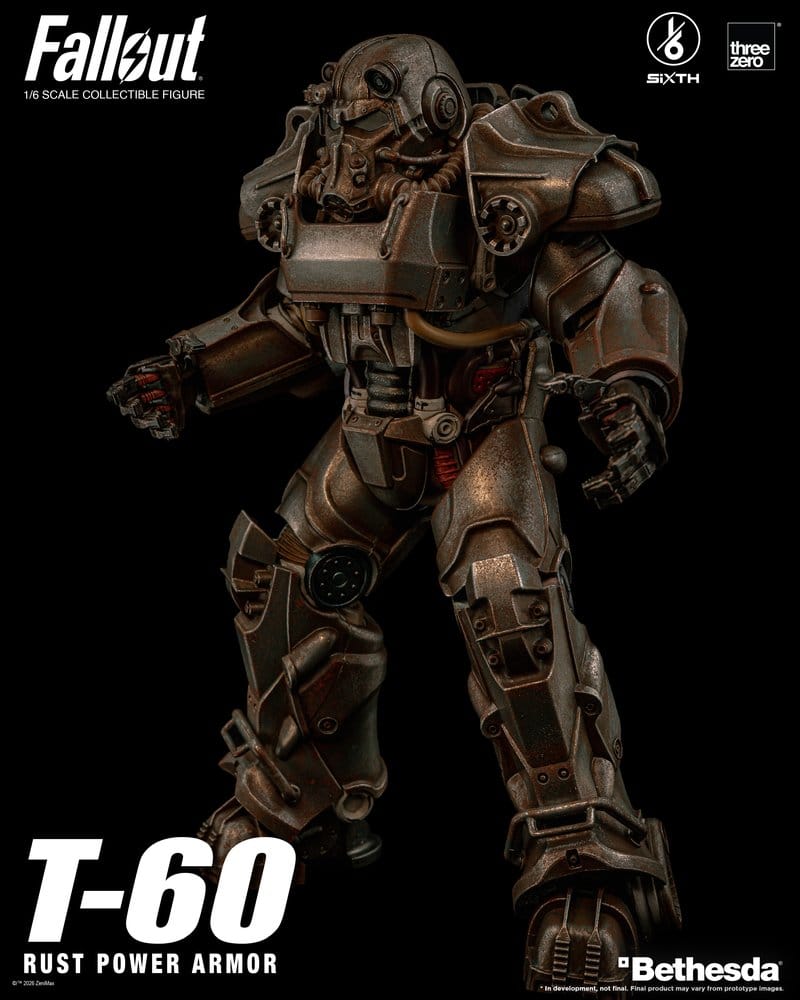 Fallout figurine 1/6 T-60 Rust Power Armor