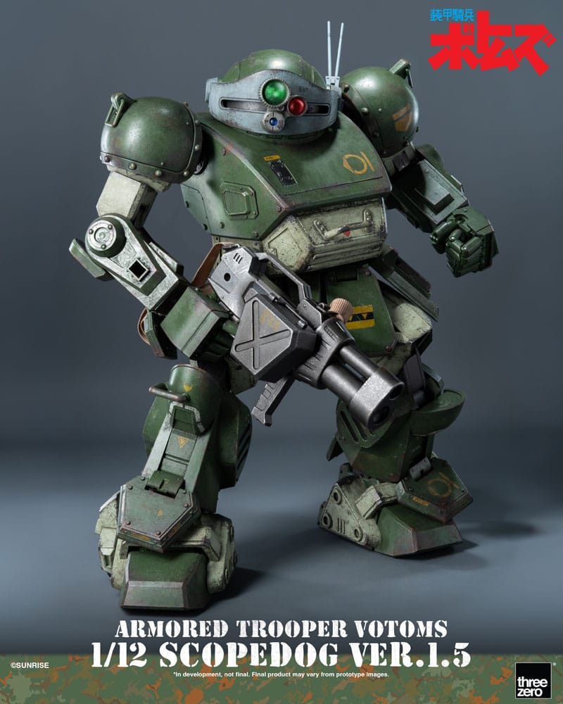 Armored Trooper Votoms figurine 1/12 Scopedog Ver.1.5 15 cm