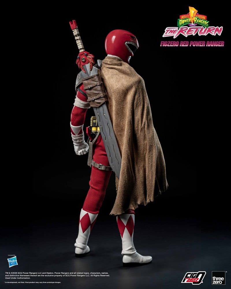 Mighty Morphin Power Rangers: The Return FigZero figurine 1/6 Red Power Ranger 31 cm