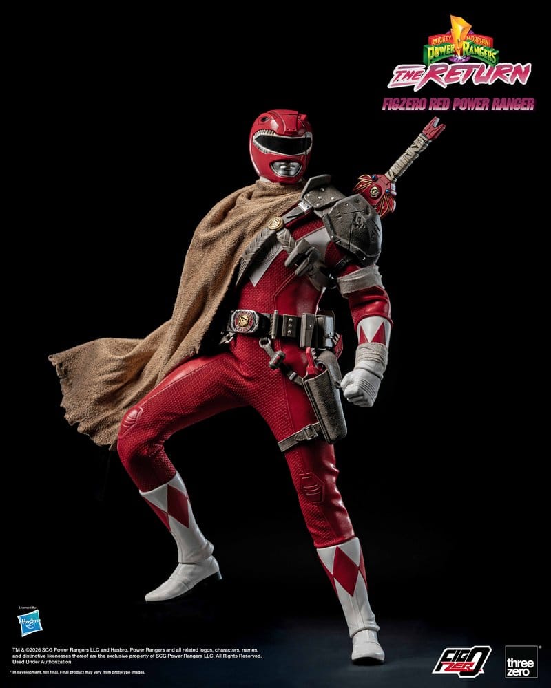 Mighty Morphin Power Rangers: The Return FigZero figurine 1/6 Red Power Ranger 31 cm