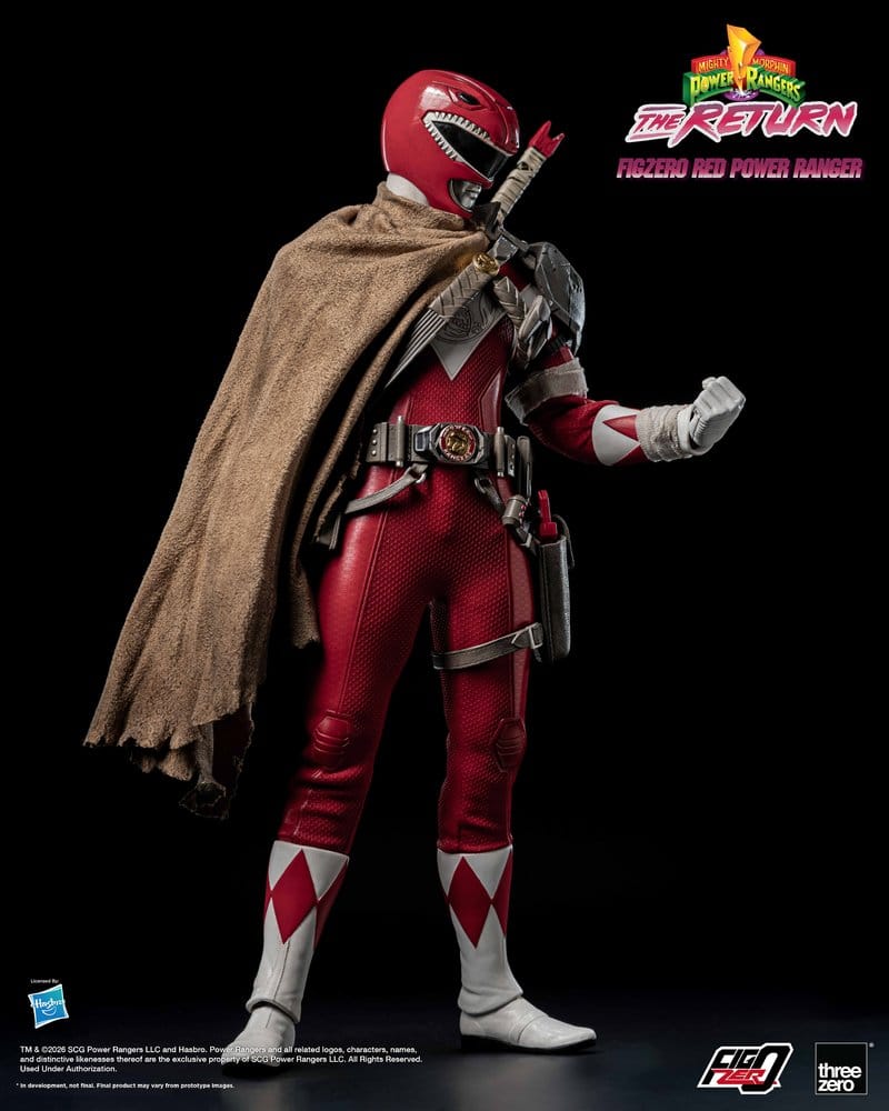 Mighty Morphin Power Rangers: The Return FigZero figurine 1/6 Red Power Ranger 31 cm