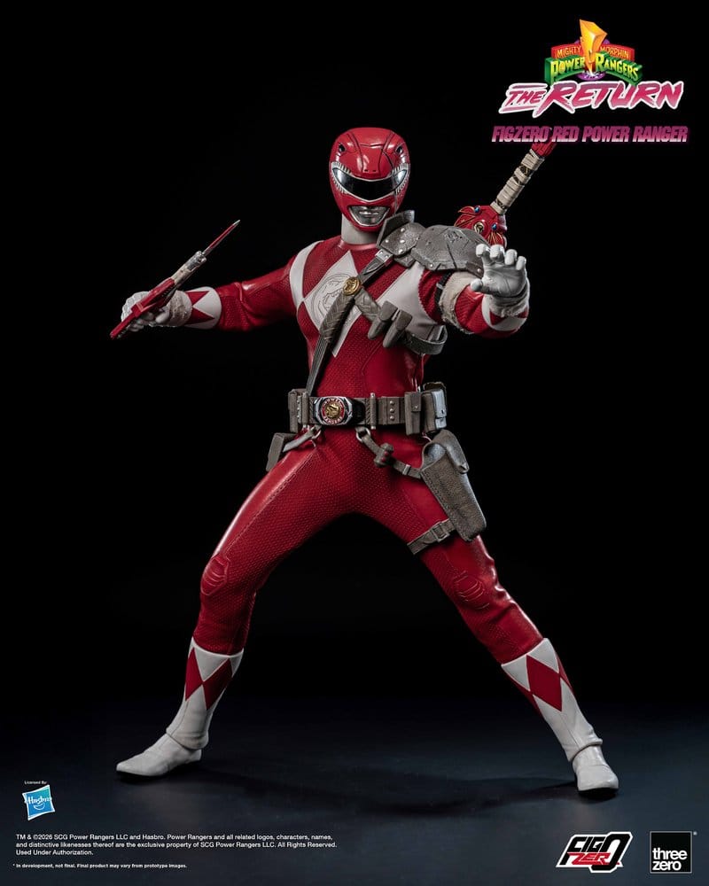 Mighty Morphin Power Rangers: The Return FigZero figurine 1/6 Red Power Ranger 31 cm