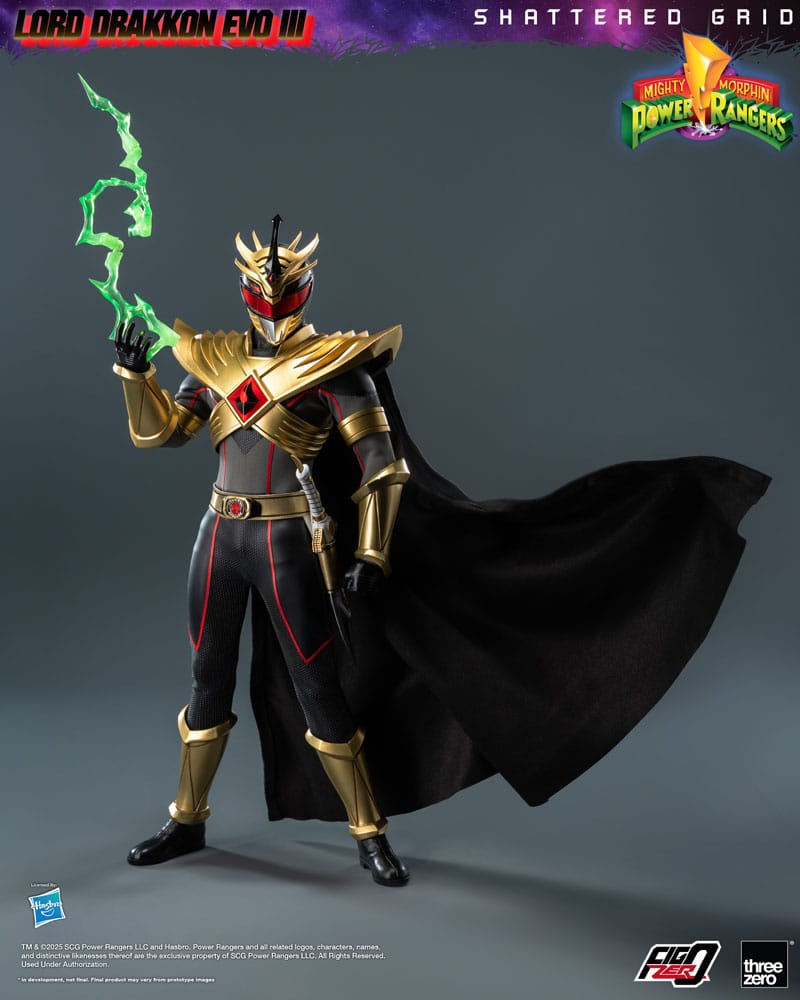 Mighty Morphin Power Rangers Shattered Grid figurine FigZero 1/6 Lord Drakkon Evo III 30 cm