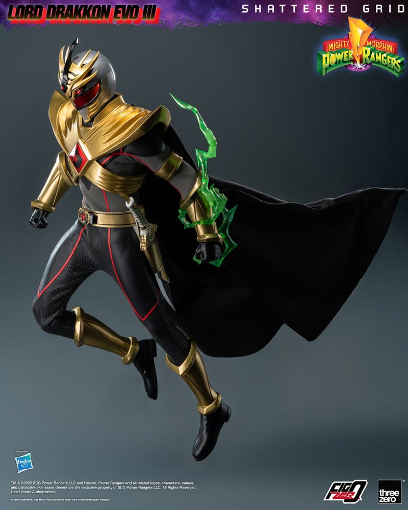 Mighty Morphin Power Rangers Shattered Grid figurine FigZero 1/6 Lord Drakkon Evo III 30 cm