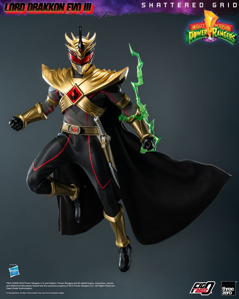 Mighty Morphin Power Rangers Shattered Grid figurine FigZero 1/6 Lord Drakkon Evo III 30 cm