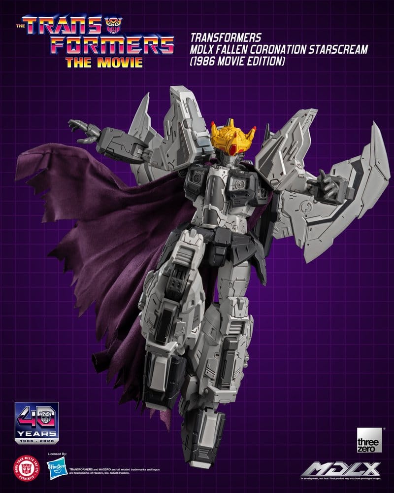 Transformers figurine MDLX Fallen Coronation Starscream (1986 Movie Edition) 20 cm