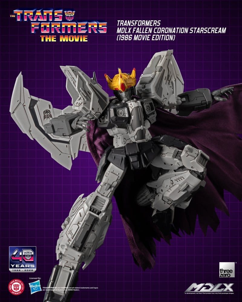 Transformers figurine MDLX Fallen Coronation Starscream (1986 Movie Edition) 20 cm
