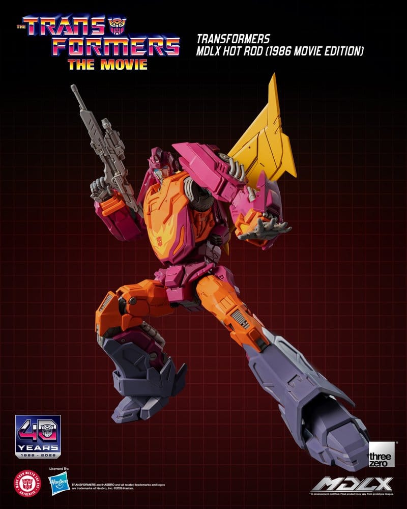 Transformers figurine MDLX Hot Rod (1986 Movie Edition) 18 cm