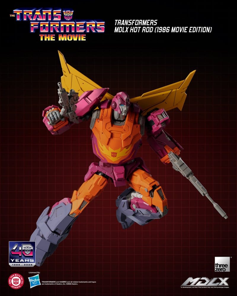 Transformers figurine MDLX Hot Rod (1986 Movie Edition) 18 cm