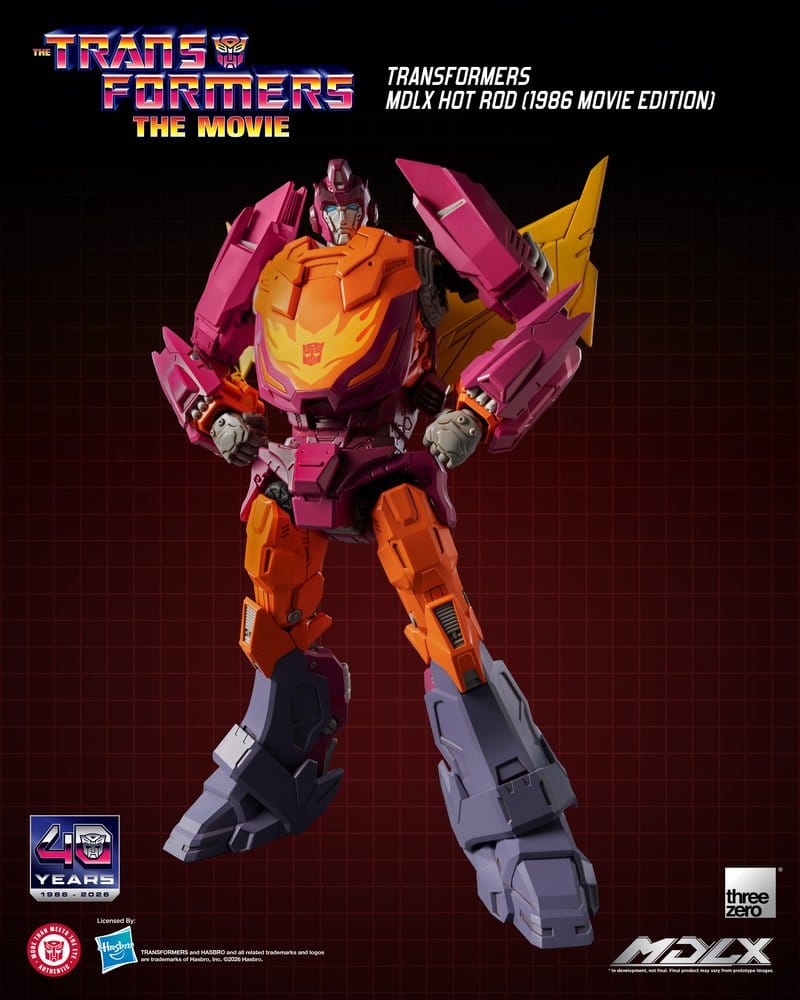 Transformers figurine MDLX Hot Rod (1986 Movie Edition) 18 cm