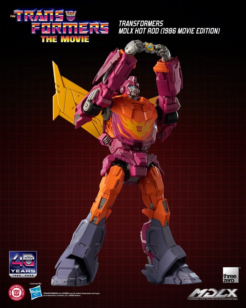 Transformers figurine MDLX Hot Rod (1986 Movie Edition) 18 cm