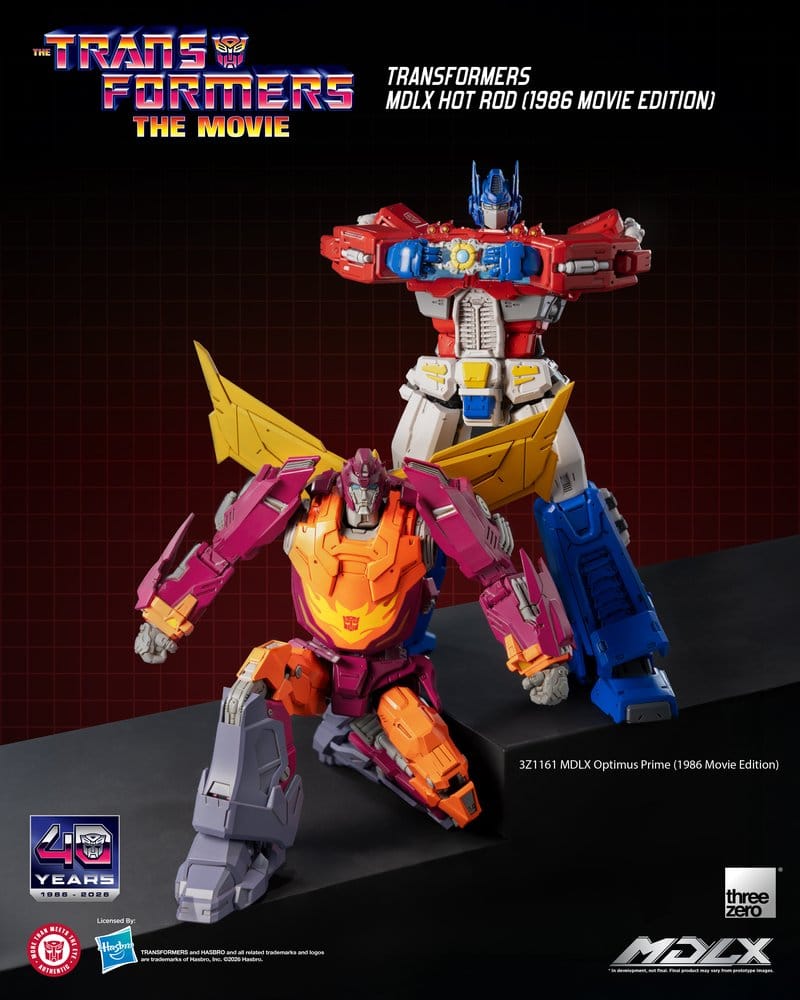 Transformers figurine MDLX Hot Rod (1986 Movie Edition) 18 cm