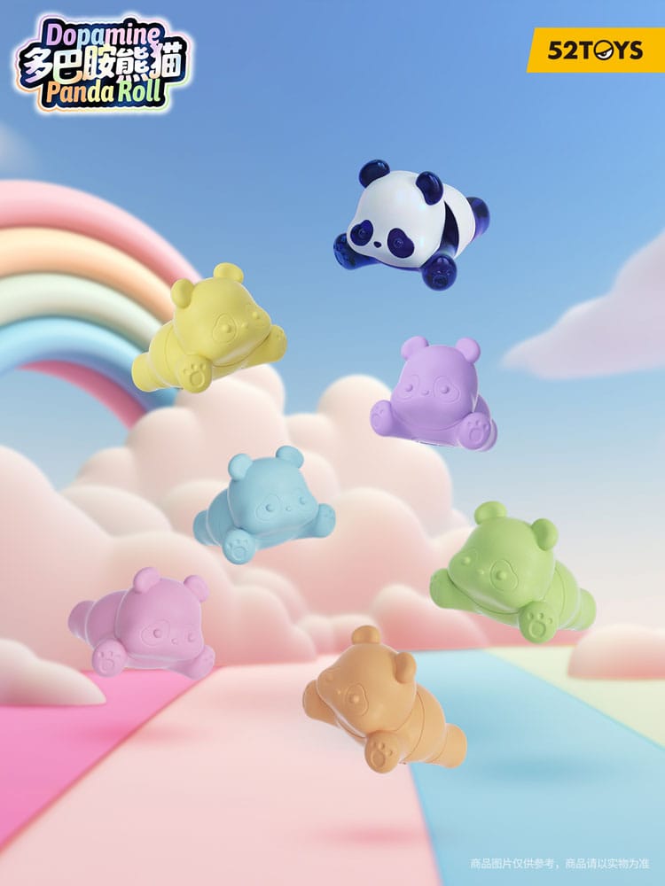 Panda Roll assortiment figurines Blind Box Dopamine Pandas 3 cm (6)