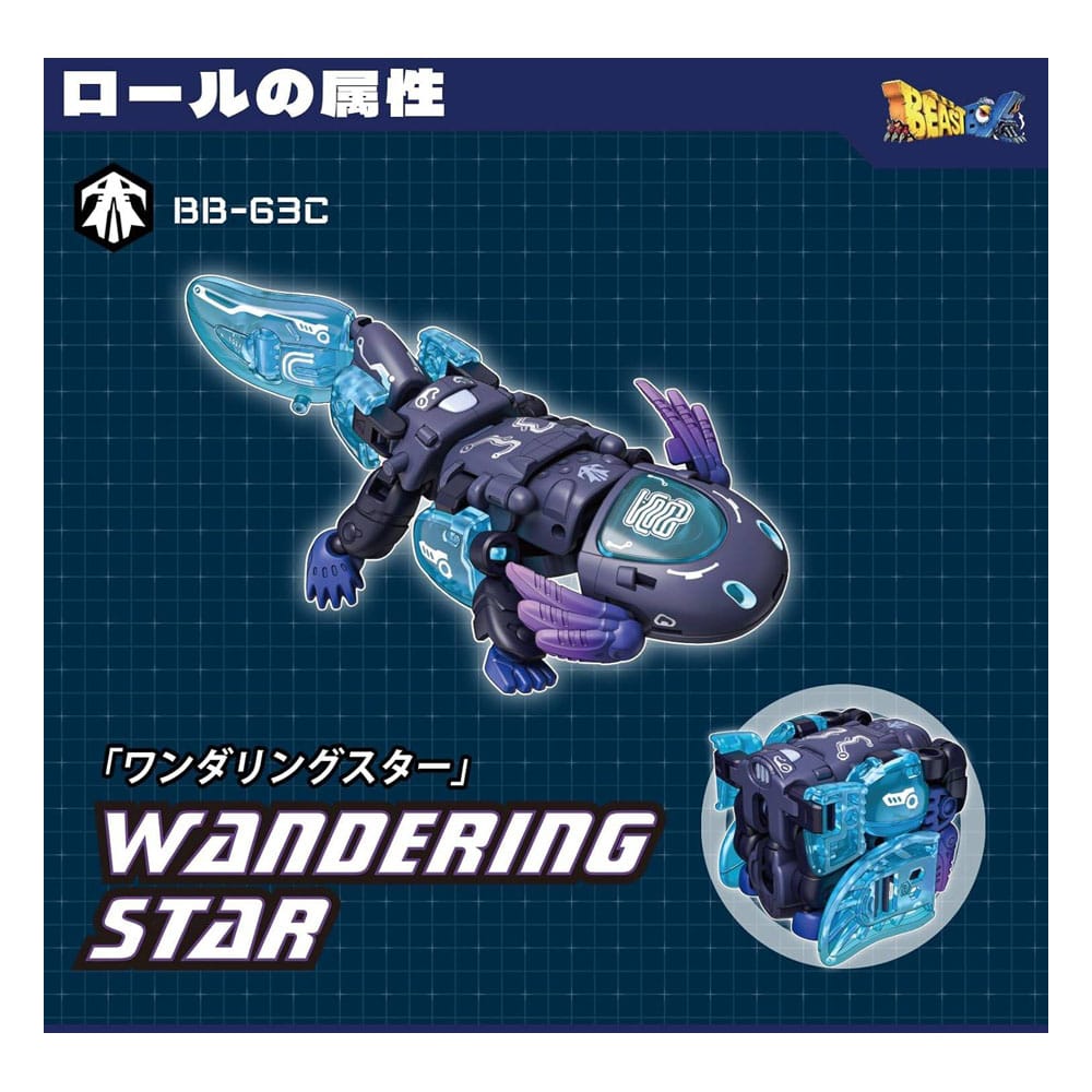Beastbox  figurines Cubes BB-63AC Wandering Star (Axolotl) 10 cm