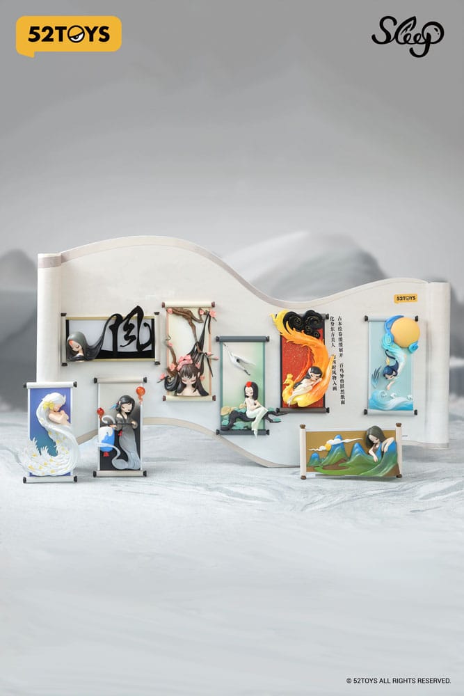 Sleep assortiment figurines Blind Box Chinese Scrolls 10 cm (8)