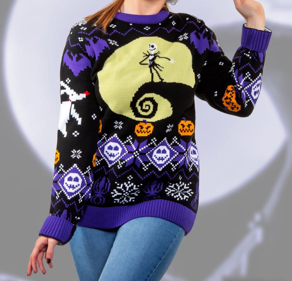 L'Étrange Noël de monsieur Jack pull de Noël 8-bit (XL)