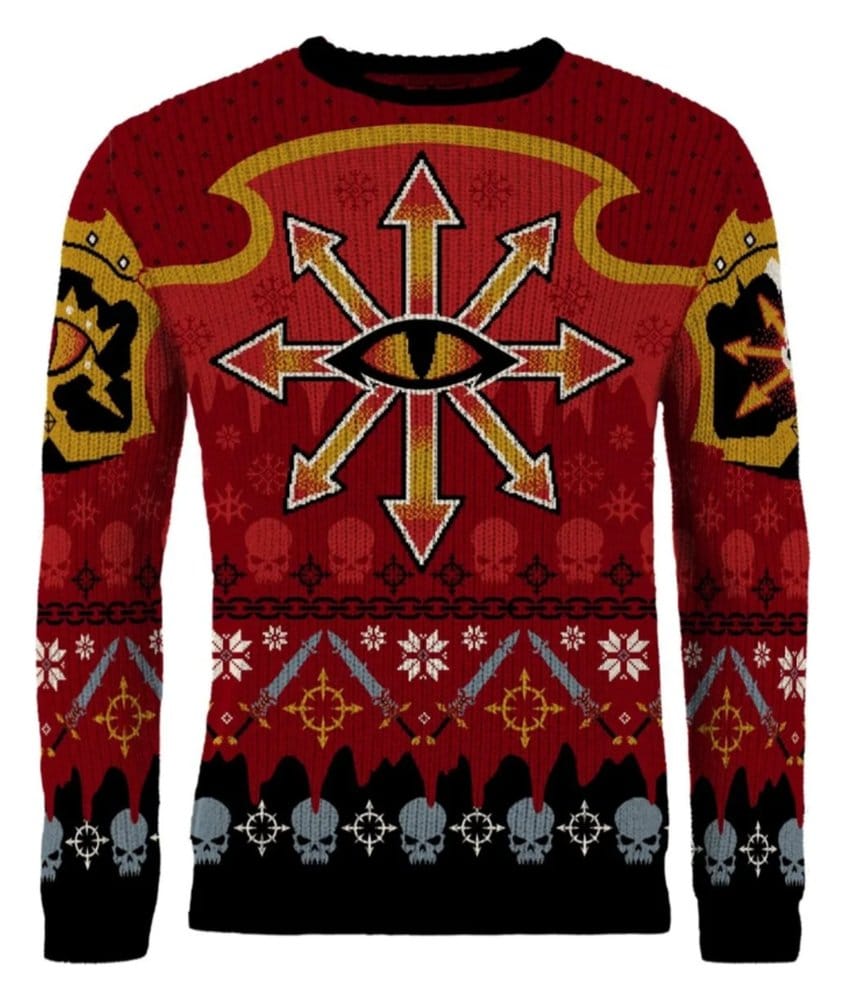 Warhammer 40,000 pull de Noël Chaos (XXXL)
