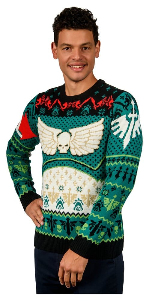 Warhammer 40,000 pull de Noël Dark Angels (XXXL)