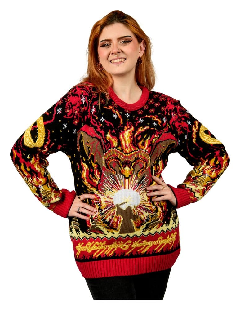 Le Seigneur des anneaux pull de Noël Balrog (XL)
