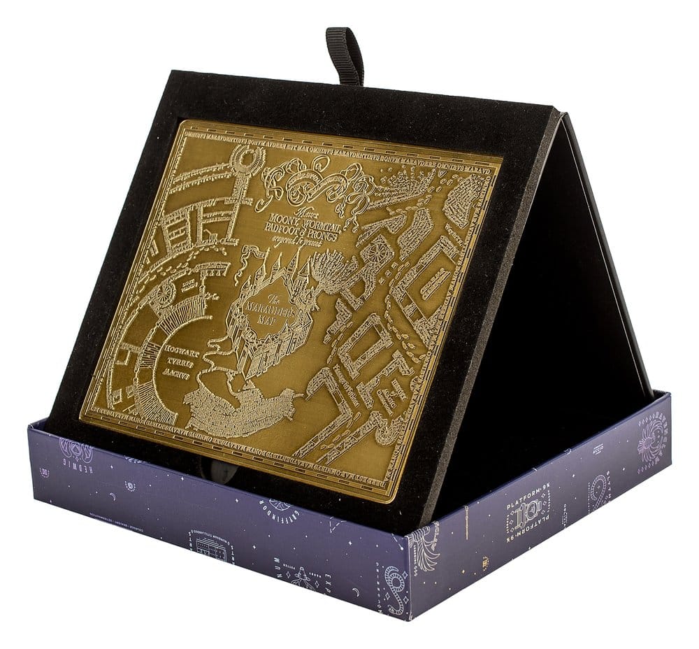 Harry Potter réplique Marauder's Map Metal Map 15 cm