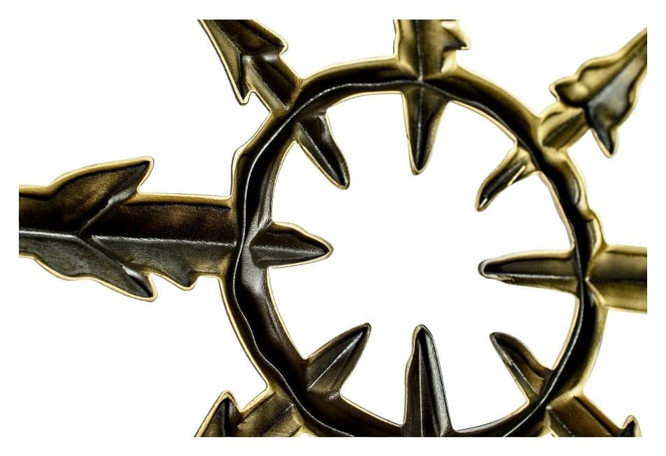 Warhammer 40,000 cimier de sapin Chaos Star 22 cm