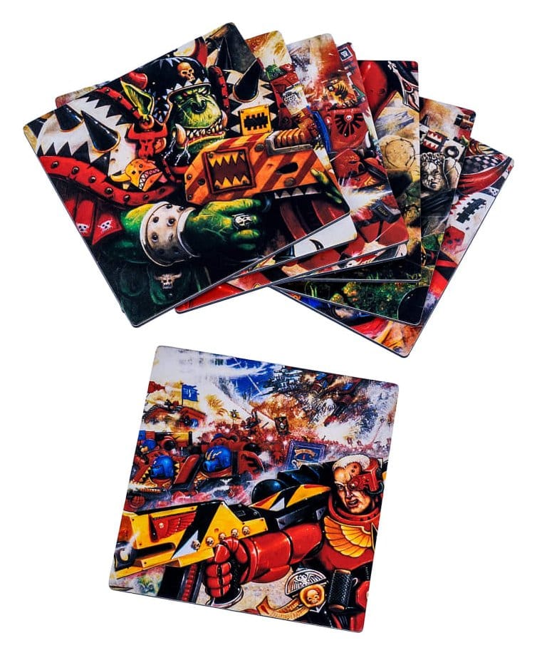 Warhammer 40,000 dessous de verre Blood Angels Armageddon 15 cm