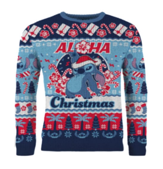 Lilo et Stitch Pull de Noël Stitch Aloha Christmas  (L)