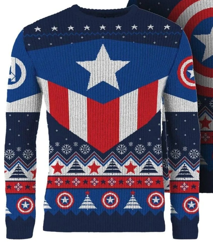 Captain America pull de Noël (L)