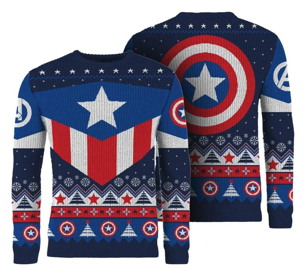 Captain America pull de Noël (L)