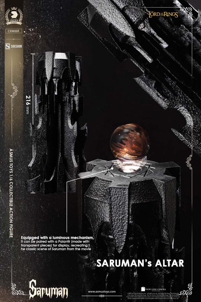 Le Seigneur des Anneaux figurine 1/6 Saruman 31 cm