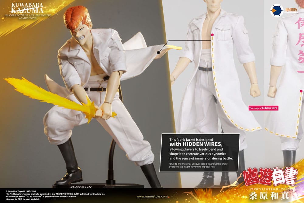 Yu Yu Hakusho figurine 1/6 Kazuma Kuwabara 30 cm
