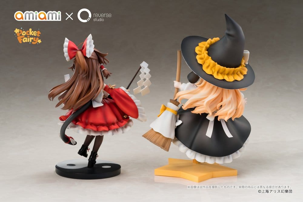 Touhou Project pack de 2 figurines PVC Reverse Palm Spirit Reimu Hakurei & Marisa Kirisame