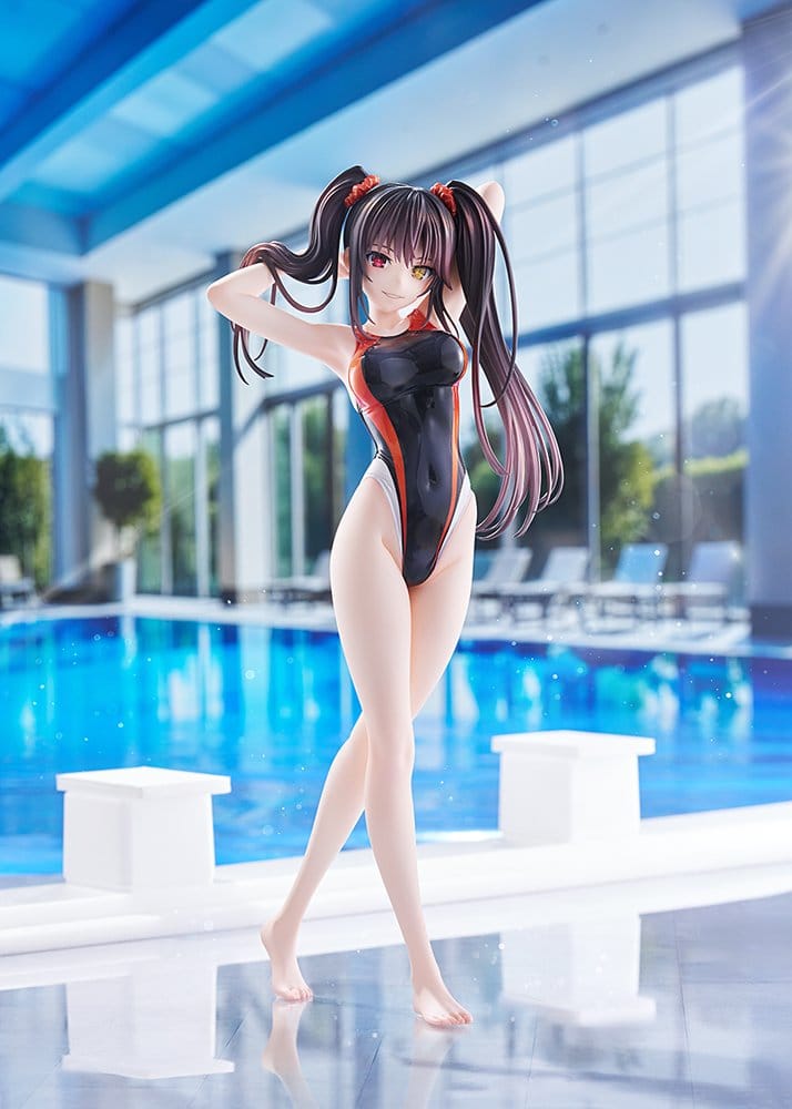 Date A Live Swimsuit Silhouette figurine PVC 1/7 Kurumi Tokisaki Swimwear Ver. 24 cm