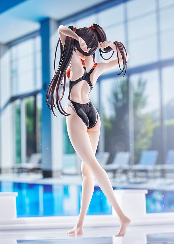 Date A Live Swimsuit Silhouette figurine PVC 1/7 Kurumi Tokisaki Swimwear Ver. 24 cm