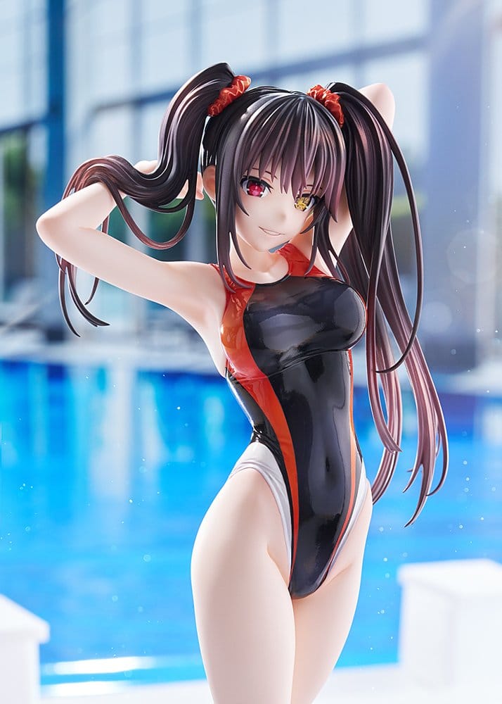 Date A Live Swimsuit Silhouette figurine PVC 1/7 Kurumi Tokisaki Swimwear Ver. 24 cm