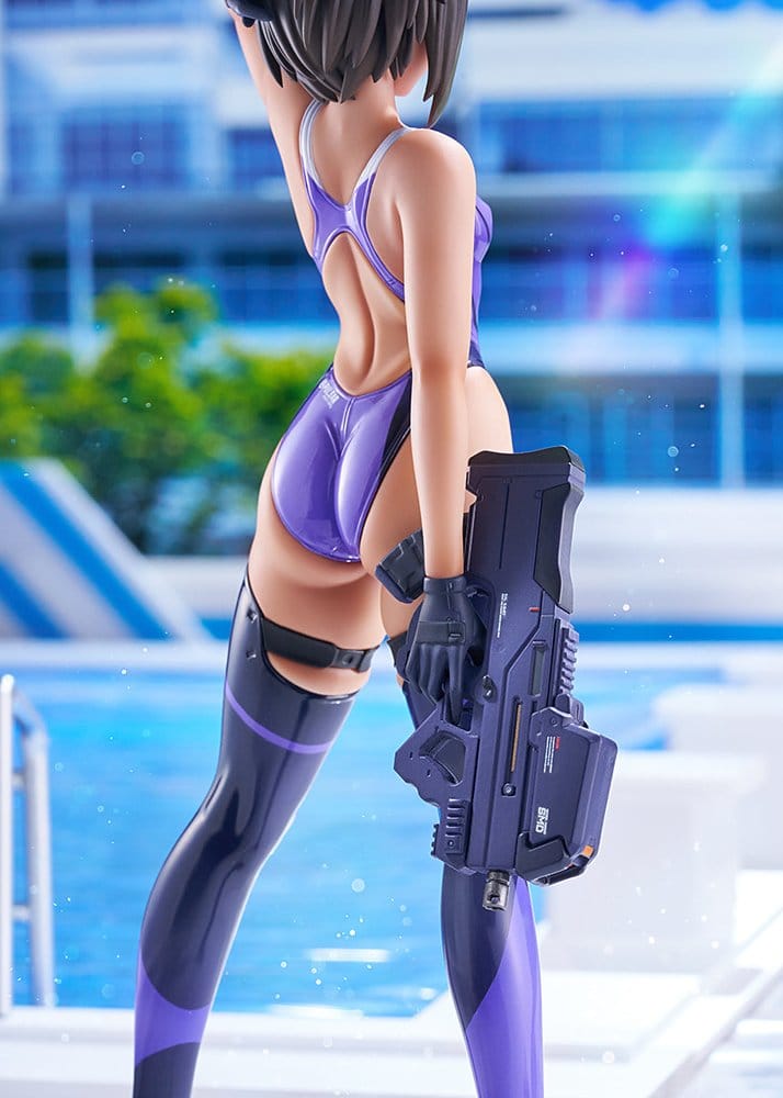Arms Note figurine PVC 1/7 Buchou-chan of the Swimming Club Purple Swimsuit Ver. 22 cm