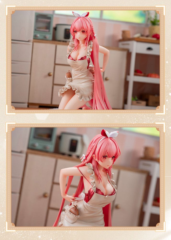 Original Character statuette 1/7 White Rabbit Rosu 16 cm