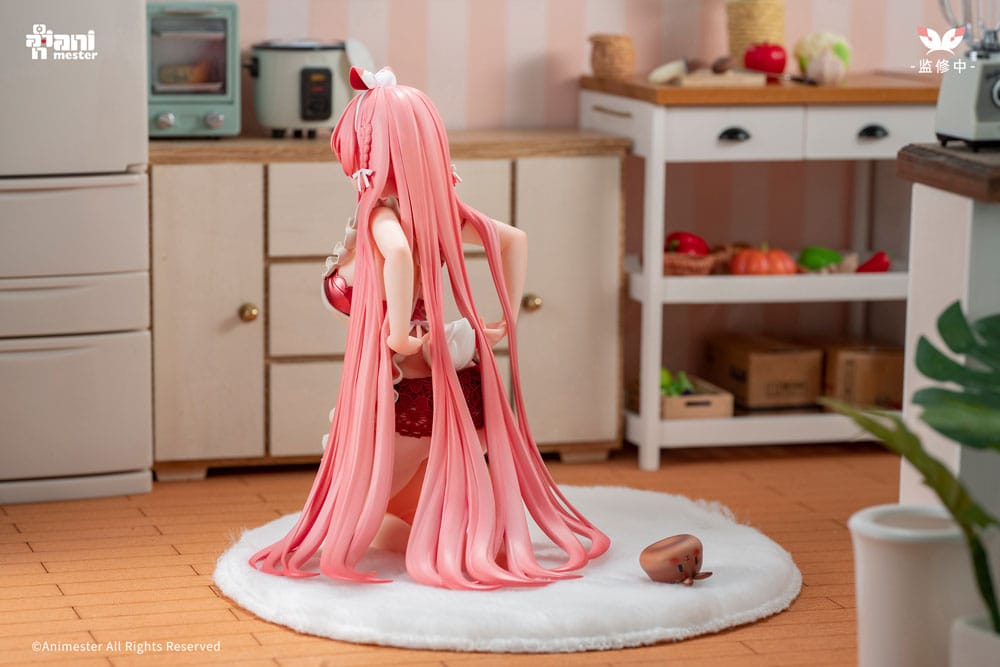 Original Character statuette 1/7 White Rabbit Rosu 16 cm