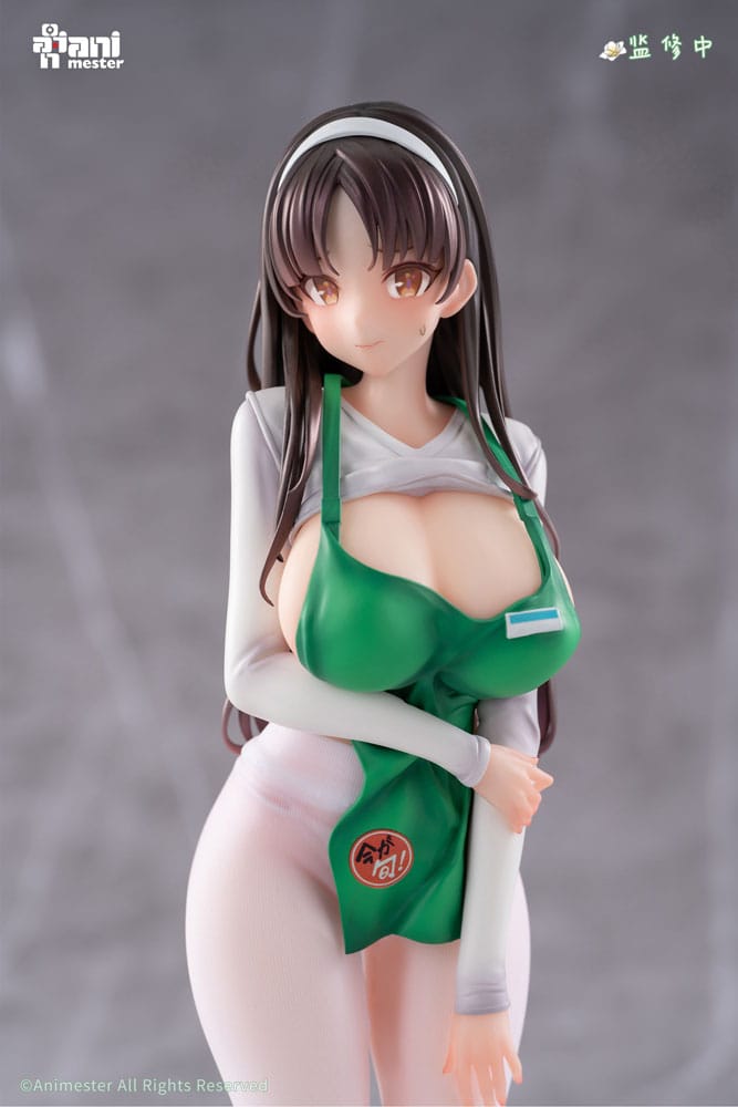 Original Character statuette 1/6 First Business! Mari Hanamiya the Gentle Shop Assistant illustration by POPQN 28 cm