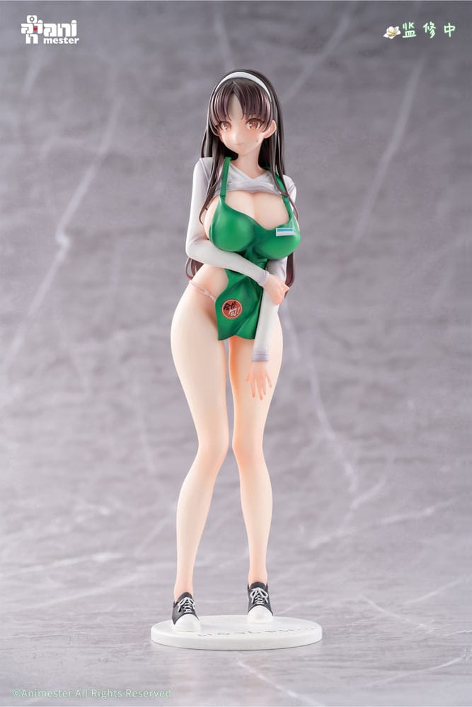 Original Character statuette 1/6 First Business! Mari Hanamiya the Gentle Shop Assistant illustration by POPQN 28 cm