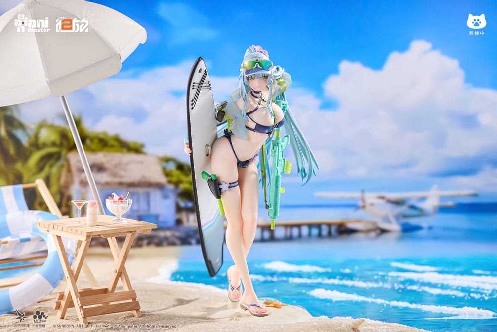 Girls' Frontline 2: Exilium statuette 1/7 HK416 Cerulean Breaker 24 cm