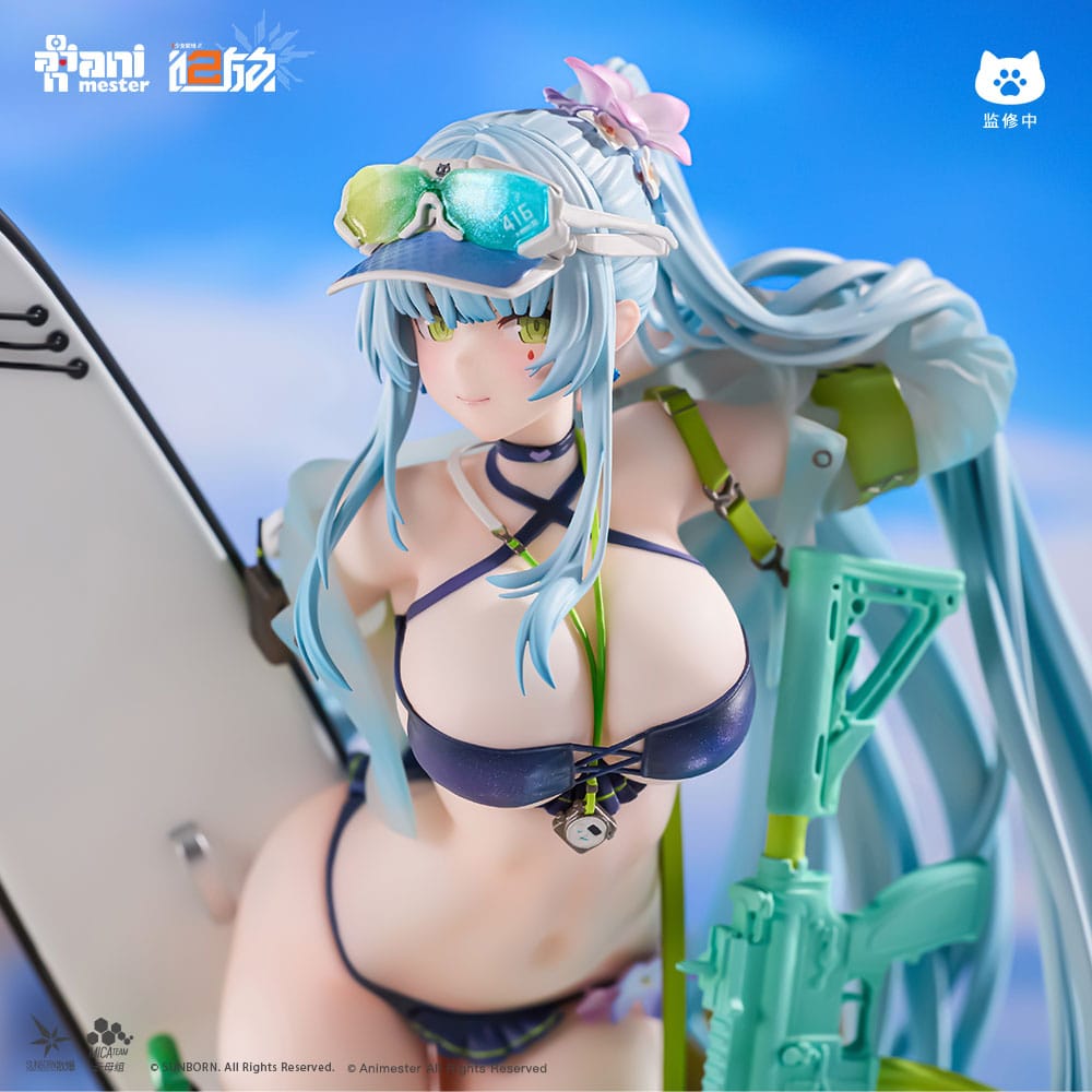 Girls' Frontline 2: Exilium statuette 1/7 HK416 Cerulean Breaker 24 cm