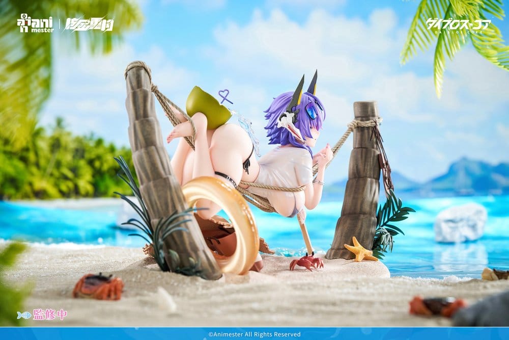 Original Character figurine PVC 1/6 Bright Summer Barbera·Red illustration by DaiblosCore 14 cm