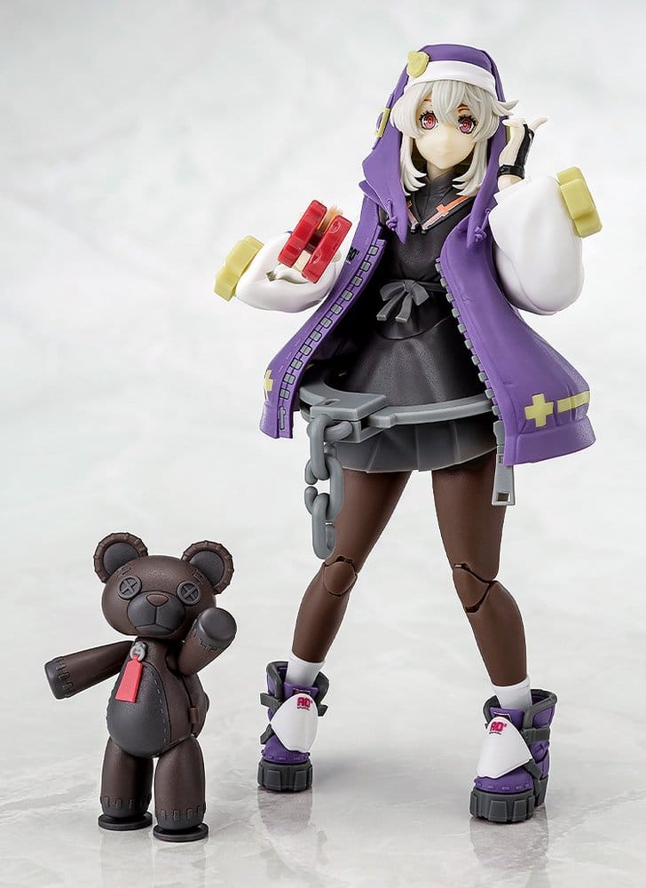 Guilty Gear Strive figurine Plastic Model Kit Bridget Articulated Purple Color Ver. 14 cm