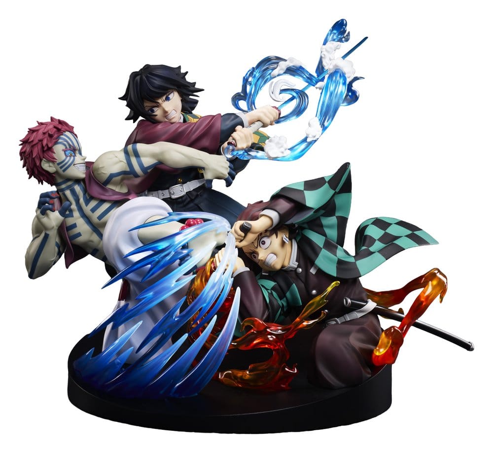 Demon Slayer: Kimetsu no Yaiba figurine PVC Tanjiro Kamado & Giyu Tomioka & Akaza 13 cm
