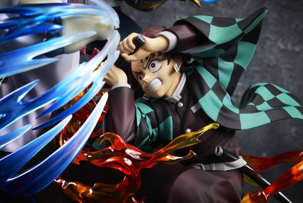 Demon Slayer: Kimetsu no Yaiba figurine PVC Tanjiro Kamado & Giyu Tomioka & Akaza 13 cm