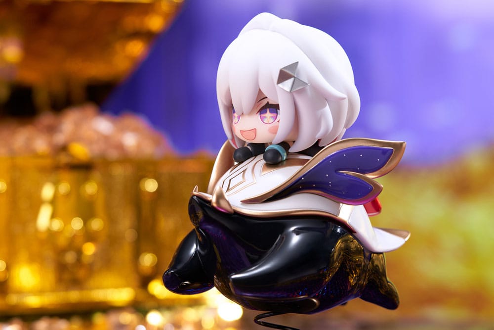 Honkai: Star Rail statuette PVC Hu Tao Chibi Topaz & Numby Chibi Chara Yurayura Stand 10 cm